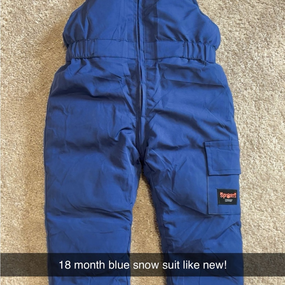 Kids Blue Snow Suit